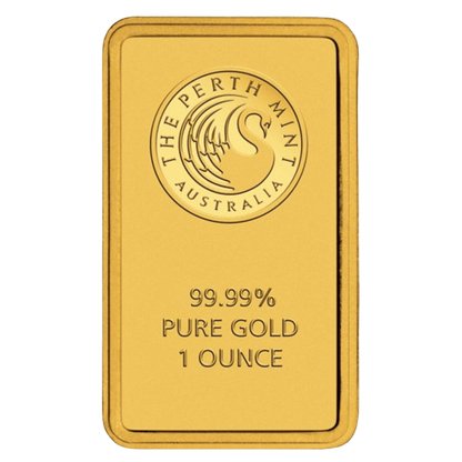 Lot of 5 - 1 oz Perth Mint Gold Bar