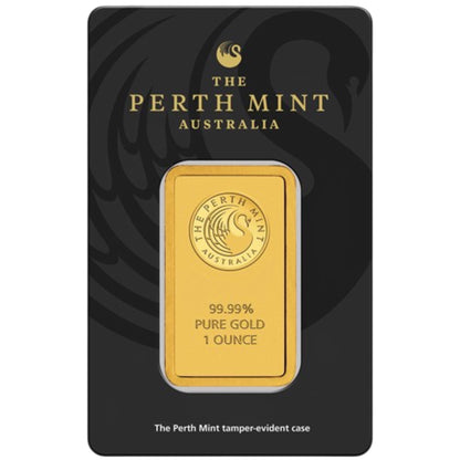 Lot of 5 - 1 oz Perth Mint Gold Bar