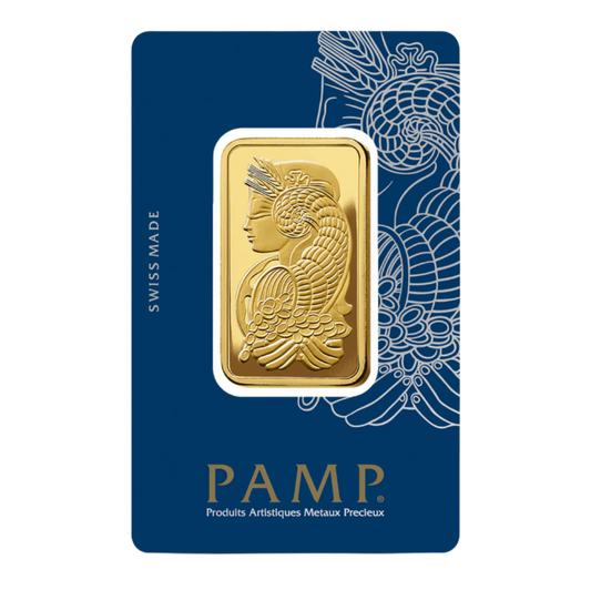 1 oz PAMP Suisse Lady Fortuna Veriscan Gold Bar