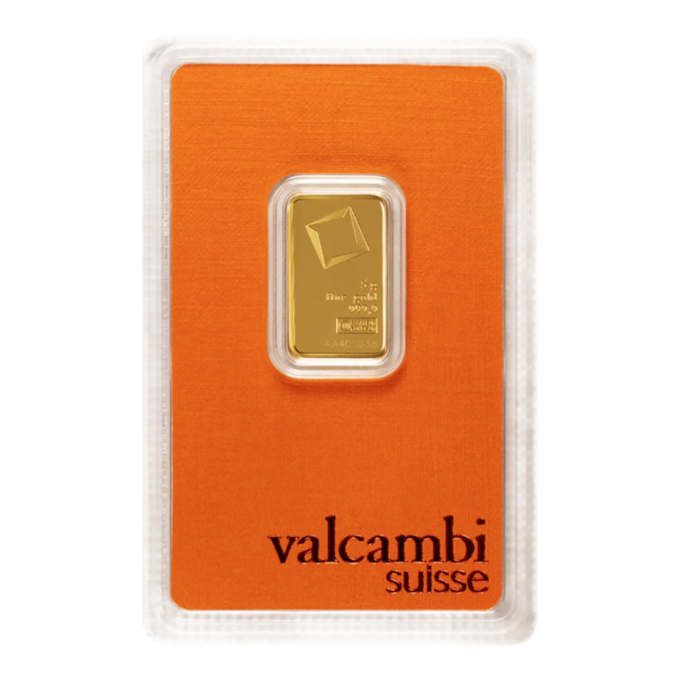 5 Gram Valcambi Gold Bar