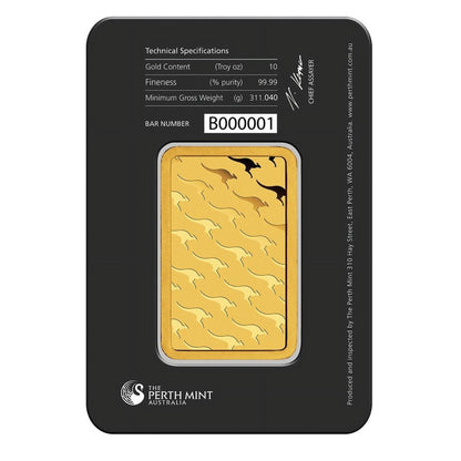 10 oz Perth Mint Gold Bar